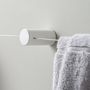 Towel racks - Composition toilet roll holder and towel holder  - EVER LIFE DESIGN