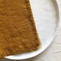 Table linen - Linen Napkin with Fringing - ONCE MILANO