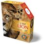 Children's arts and crafts - I AM Puzzle Poster Size: LION - MADD CAPP