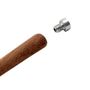 Hair accessories - Zisa Unico Perfume holder Hairpin - unisex /gender free -  Aluminum cylindrical Head  / Doussiè Wood - cm 18. Accessories included.  - ABSOLU AROMATICS