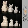 Ceramic - Bianca Miao - CeraMicino - a Cat statuette - MOOD06 ARREDO E ARTE BY COMPUTARTE®