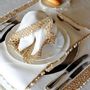 Table linen - Linen Napkins with Pearl - HOME COUTURE