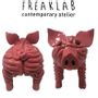 Sculptures, statuettes and miniatures - THE BRAIN PIG - FREAKLAB