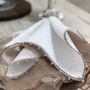Table linen - Linen Napkins with Pearl - HOME COUTURE