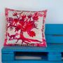 Fabric cushions - Tree of Life cushion ivory / ruby - BACIO DEL MARINAIO