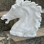 Sculptures, statuettes and miniatures -  Horse head sculpture - ARTIERI ALABASTRO
