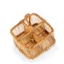 Caskets and boxes - BAMBOO ORGANIZER 20X20X26 MS21502  - ANDREA HOUSE
