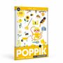 Jeux enfants - Poster Mini Jardin - 27 STICKERS - POPPIK