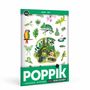 Children's arts and crafts - Jungle Mini Poster - 22 Stickers  - POPPIK