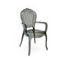 Chairs for hospitalities & contracts - Cribel Chimera, methacrylate chair, trasparent grey - CRIBEL