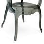 Sièges pour collectivités - Cribel Chimera, chaise en méthacrylate transparent gris - CRIBEL