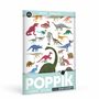 Children's games - Dinosaur Mini Poster - 26 Stickers  - POPPIK