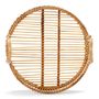 Decorative objects - BAMBOO TRAY WITH HANDLES Ø35X15 MS21504 - ANDREA HOUSE