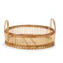 Decorative objects - BAMBOO TRAY WITH HANDLES Ø35X15 MS21504 - ANDREA HOUSE