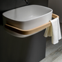 Washbasins - Polyurethane washbasin with towel holder  - EVER LIFE DESIGN
