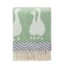Throw blankets - Geese Pure Wool Throw - 130 x 190 cm - J.J. TEXTILE LTD
