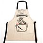 Barbecues - Apron Devil Steel cotton printed by han - WE LOVE ROCK
