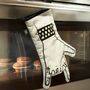 Kitchen utensils - Rock'n'Roll Hand Printed Cooking Glove - Oven Glove - Hand Horns - Right Handed - WE LOVE ROCK