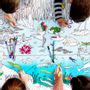 Loisirs créatifs pour enfant - nappe « colorier et apprendre » – vie de l’étang. - EATSLEEPDOODLE