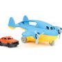 Jouets enfants - GreenToys Véhicules: AVION CARGO avec MINI VOITURE - GREEN TOYS