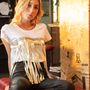Apparel - FringeTee, T-shirt with fringes - RECLS ®