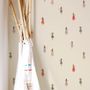 Children's decorative items - Hula Girls wall paper - ALL THE FRUITS