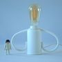 Design objects - Upcycling design Gas Cap Lamp White - ARTJL