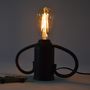 Objets design - Lampe upcycling design  Bouchon Gaz Noir - ARTJL