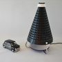 Objets design -  Lampe design upcycling Tornado noire - ARTJL