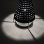 Objets design -  Lampe design upcycling Tornado noire - ARTJL
