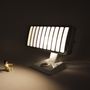 Objets design - Lampe vintage petit Thermor blanc brillant led ArtJL - ARTJL