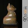 Pièces uniques - Bianca Miao - CeraMicinoARTE - une statuette de chat - Pièce d'art unique créée par Elvino Echeoni - MOOD06 ARREDO E ARTE BY COMPUTARTE®