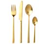 Cutlery set - Cutlery 16pc. brass satin finish - BITZ