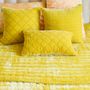 Fabric cushions - Saigon Cushion | Mustard - THE ANNAM HOUSE