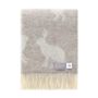 Throw blankets - Hare Pure Wool Throw - 130 x 190 cm - J.J. TEXTILE LTD
