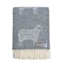 Throw blankets - Sheep Pure Wool Throw - 130 x 190 cm - J.J. TEXTILE LTD