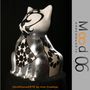 Unique pieces - Bianca Miao - CeraMicinoARTE - a Cat statuette - Unique Art piece made by Irem Incedayi - MOOD06 ARREDO E ARTE BY COMPUTARTE®