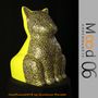 Unique pieces - Bianca Miao - CeraMicinoARTE - a Cat statuette - Unique Art piece made by Guillermo Mariotto - MOOD06 ARREDO E ARTE BY COMPUTARTE®