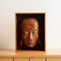 Unique pieces - Lacquered Buddha's Face - THE ANNAM HOUSE