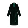 Homewear - Velvet Piped Long Robe with belt | Mocha - THE ANNAM HOUSE