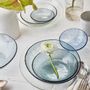 Art glass - IN-OLTRE - Handmade glass tableware - Grey shades - STUDIOSILICE