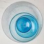 Verre d'art - IN-OLTRE - Vaisselle en verre fait main - Teintes bleues - STUDIOSILICE