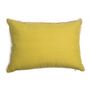 Fabric cushions - Green Pea 100% Linen Cushion Cover - TRACES OF ME