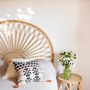 Fabric cushions - Mahé ivory linen cushion 45x45 cm AX21083 - ANDREA HOUSE
