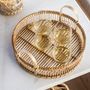 Decorative objects - BAMBOO TRAY WITH HANDLES Ø30X14 MS21503 - ANDREA HOUSE
