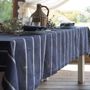 Linge de table textile - Nappe 100% lin " Righe 2019 " - EVA