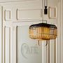 Hanging lights - Pendant Lamp BAMBOO SQUARE - FORESTIER