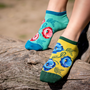 Chaussettes - Socquettes Bambou Coquelicots - PIRIN HILL