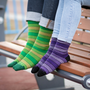 Socks - Striped Socks 98% Organic Cotton Corespun - PIRIN HILL