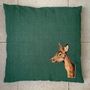 Fabric cushions - Milo cushion for dog “la biche” - 70x70cm - L'ATELIER DES CREATEURS